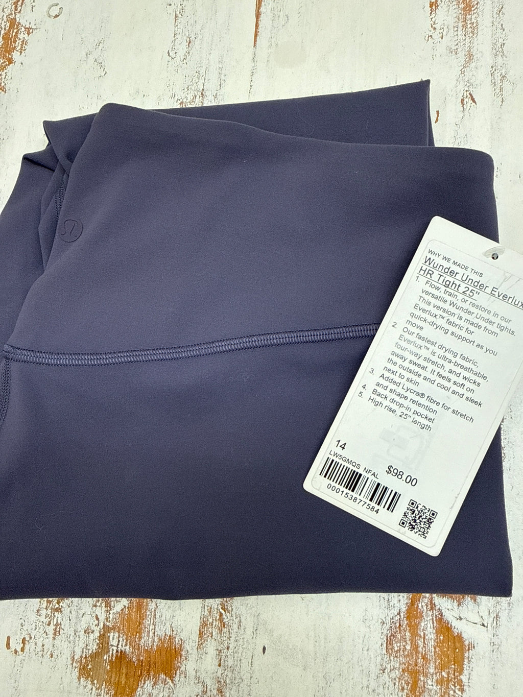 Lululemon Wunder Under Everlux HR Tight 25”