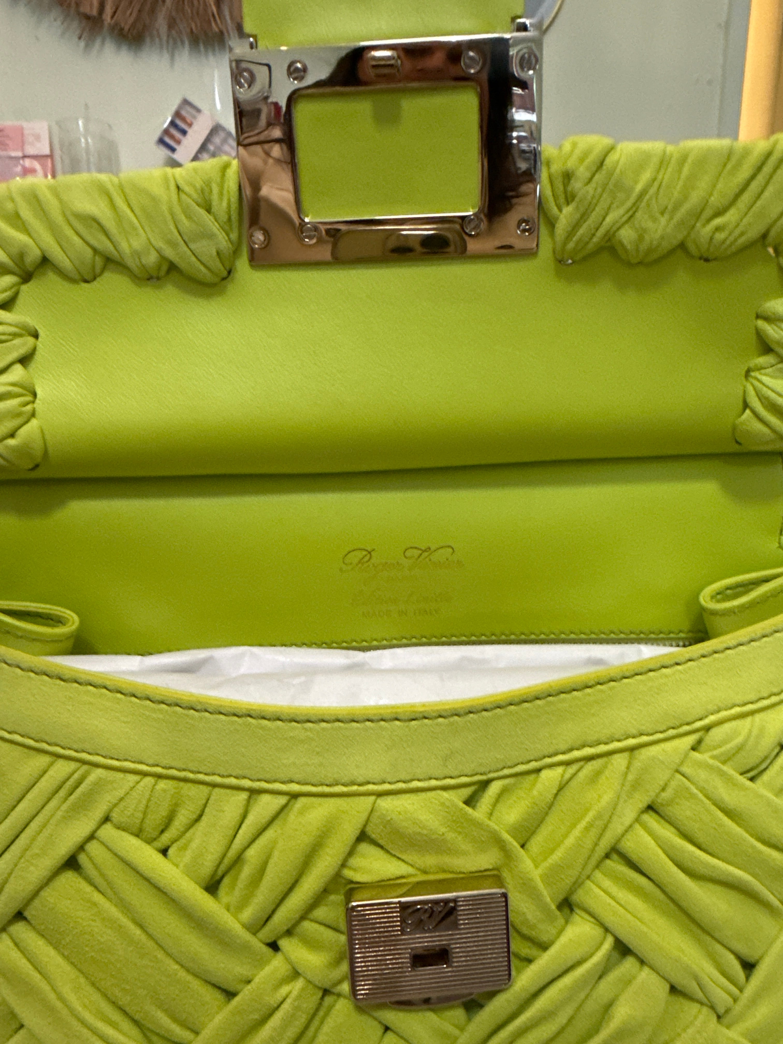 Roger Vivier Viv’ Cabas Foulard Bag