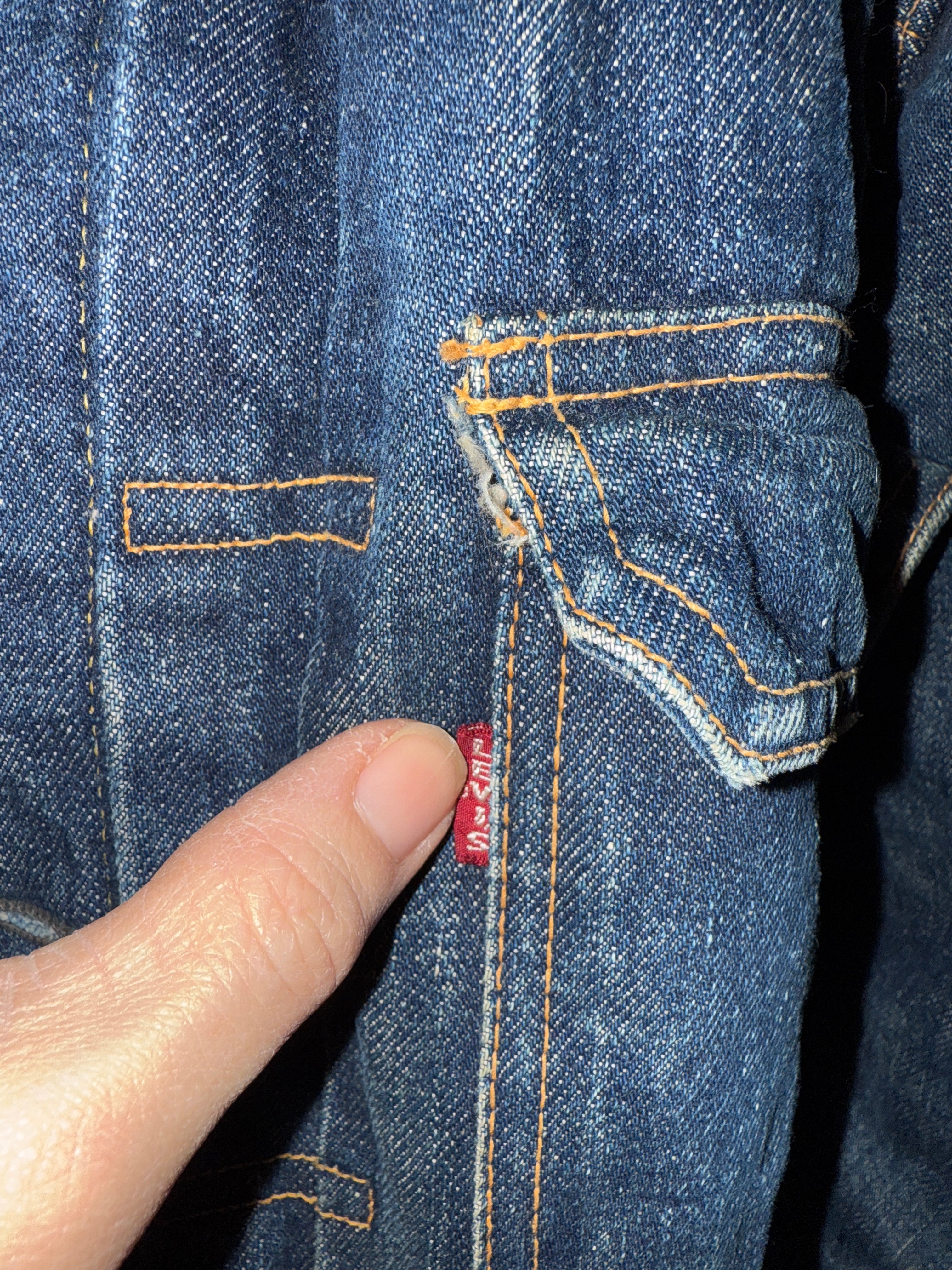 Levi’s BIG E 517 XX Blanket Lined Denim Jacket