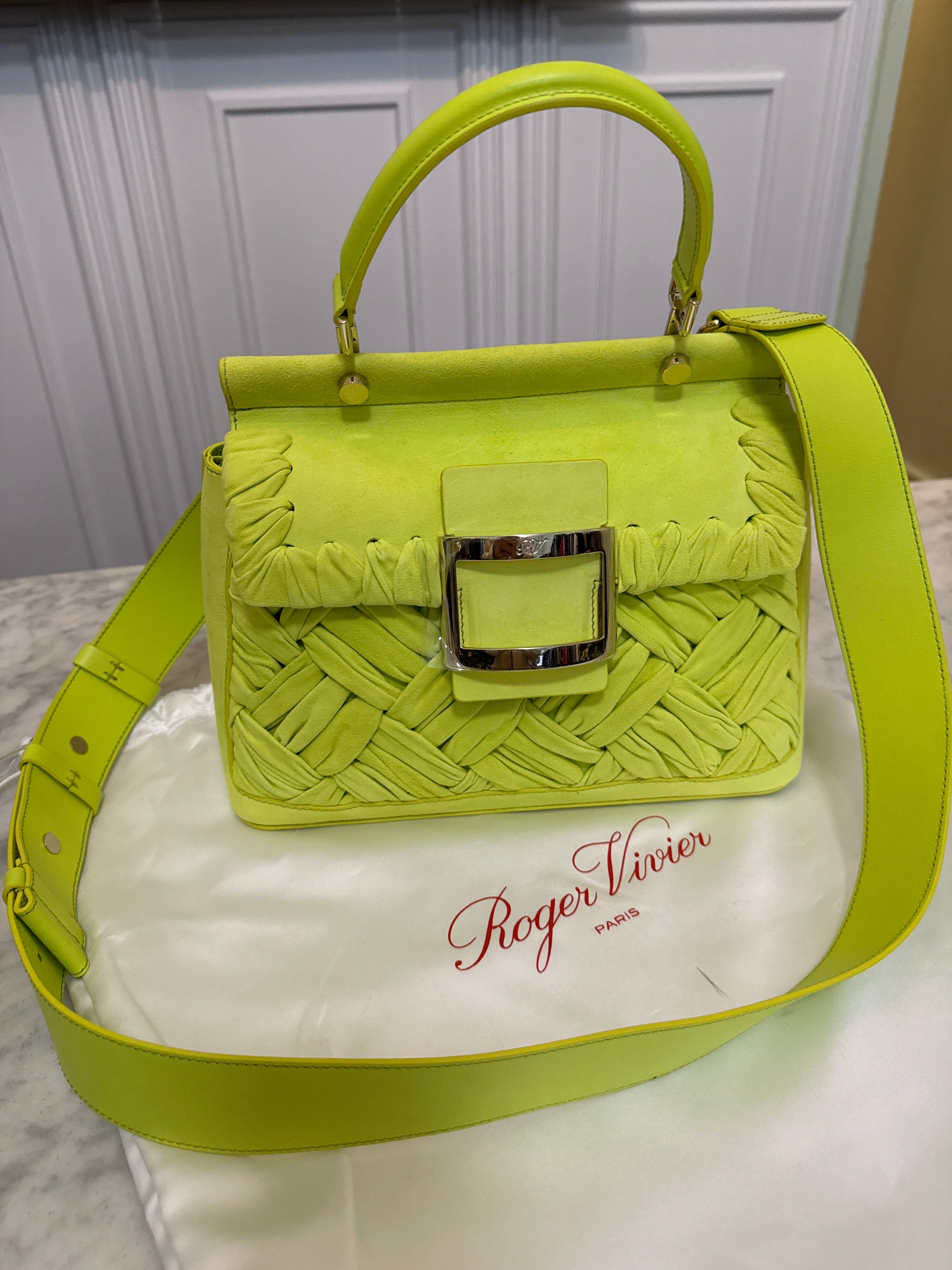 Roger Vivier Viv’ Cabas Foulard Bag