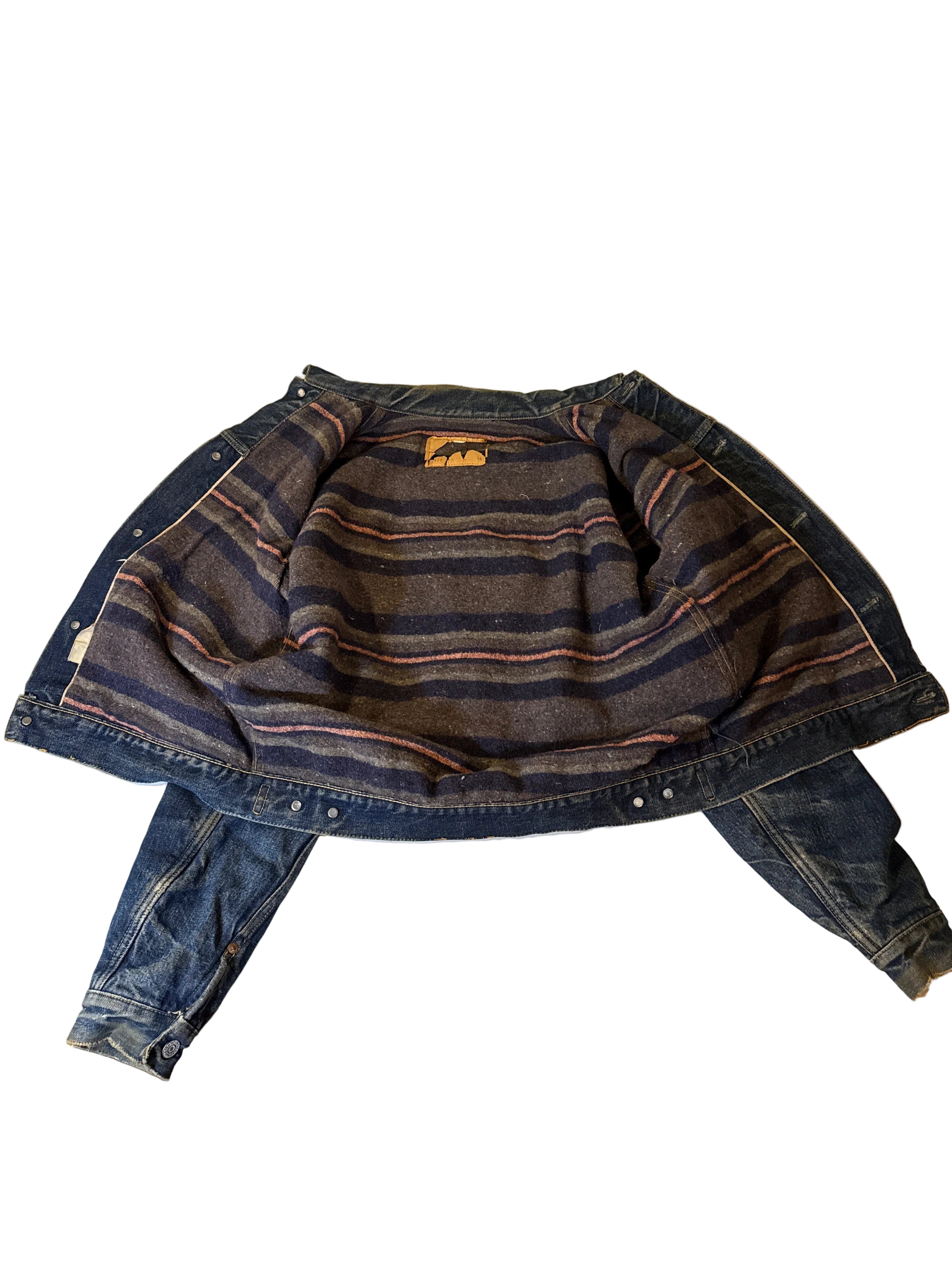 Levi’s BIG E 517 XX Blanket Lined Denim Jacket