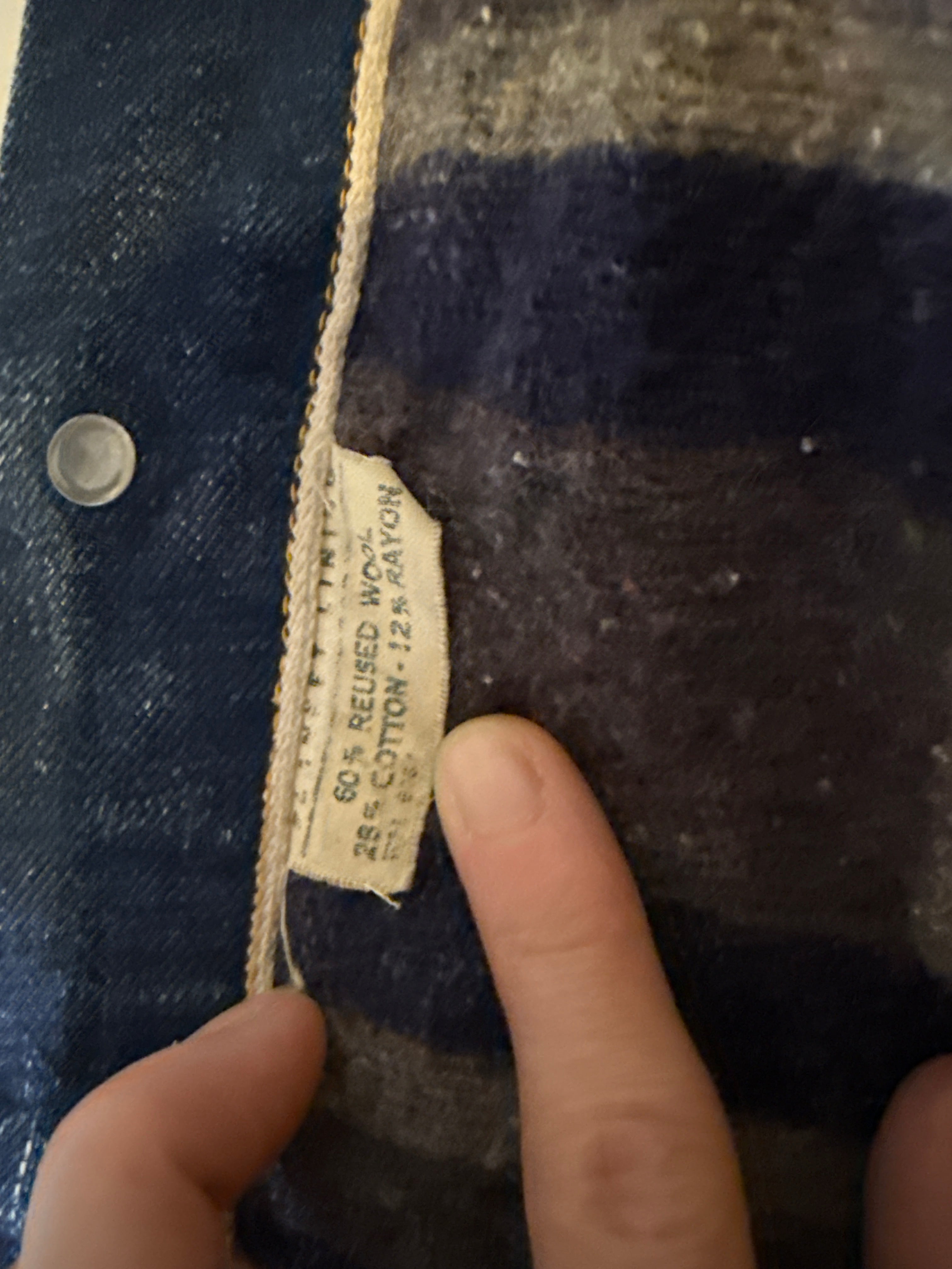 Levi’s BIG E 517 XX Blanket Lined Denim Jacket