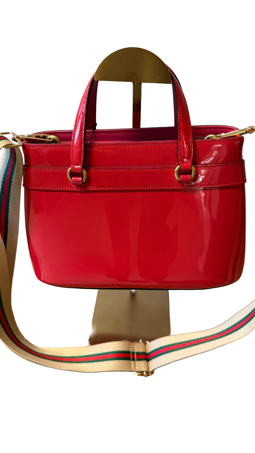 Gucci patent crossbody