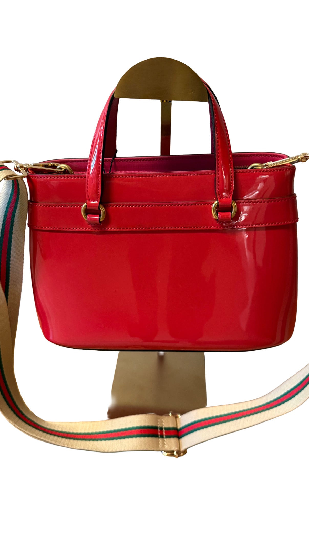 Gucci patent crossbody